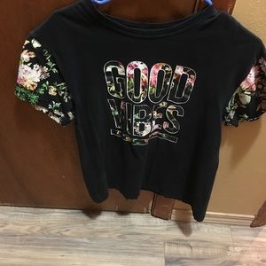 Good vibes shirt medium
